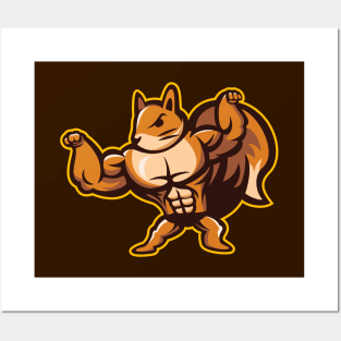 Buff Squirrel Posters and Art